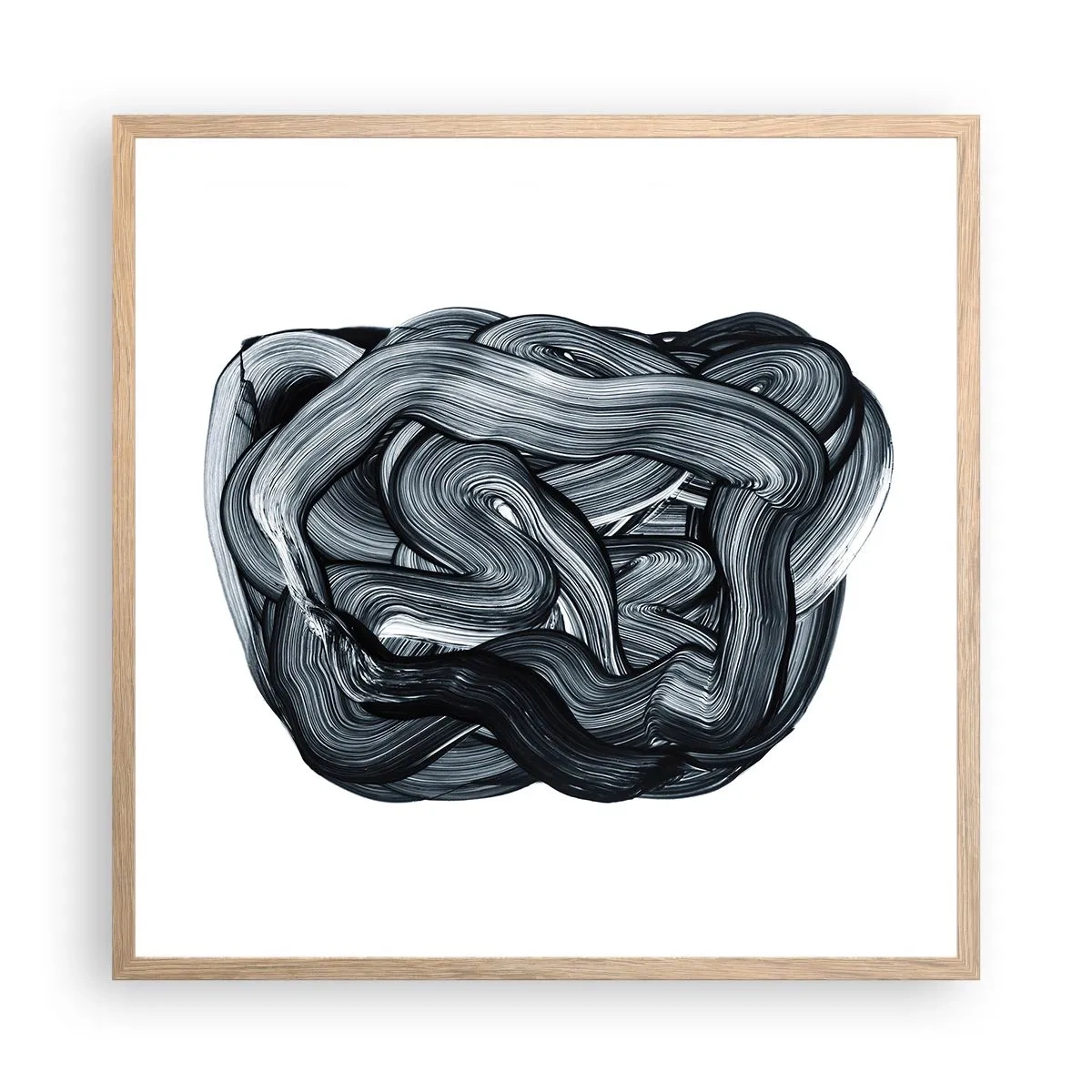 Plakát v rámu světlý dub - Není to tak jednoduché - 60x60 cm