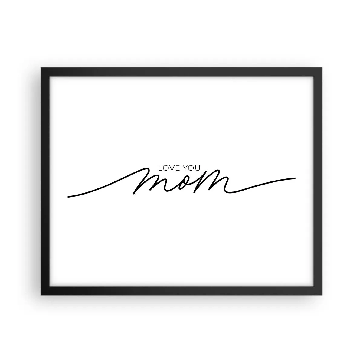 Plakát v černém rámu - Velké emoce - 50x40 cm