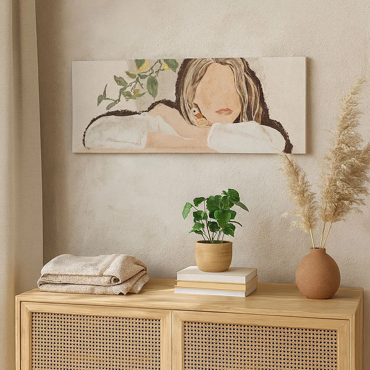 Obraz na plátně - Krasavice z jihu - 100x40 cm