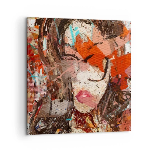 Obraz na plátně - Jaká jsi skutečně nikdo neví - 50x50 cm