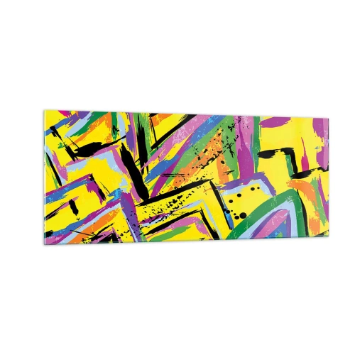 Obraz na skle - Až křičí radostí - 100x40 cm