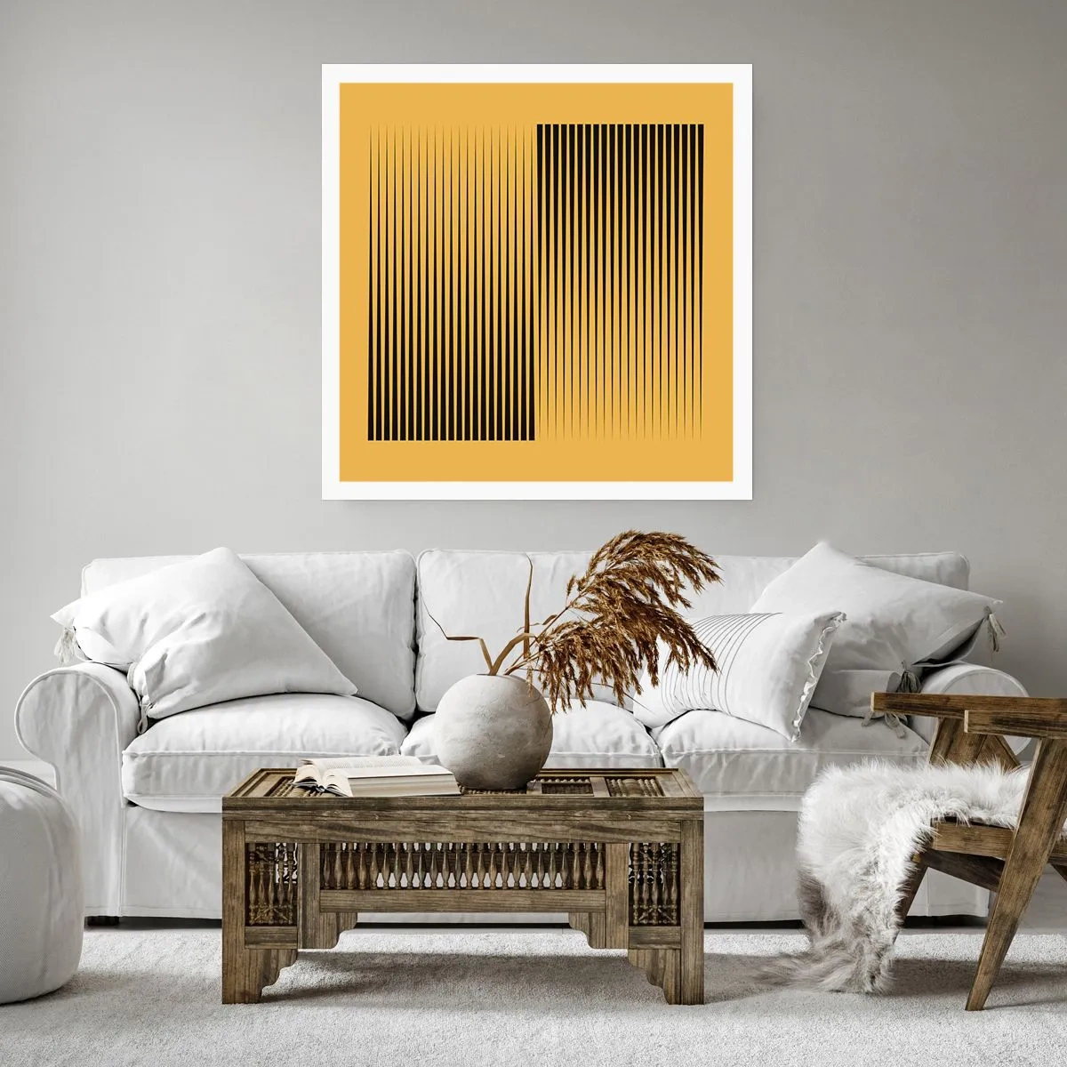 Plakát - Čtverec protikladů - 60x60 cm