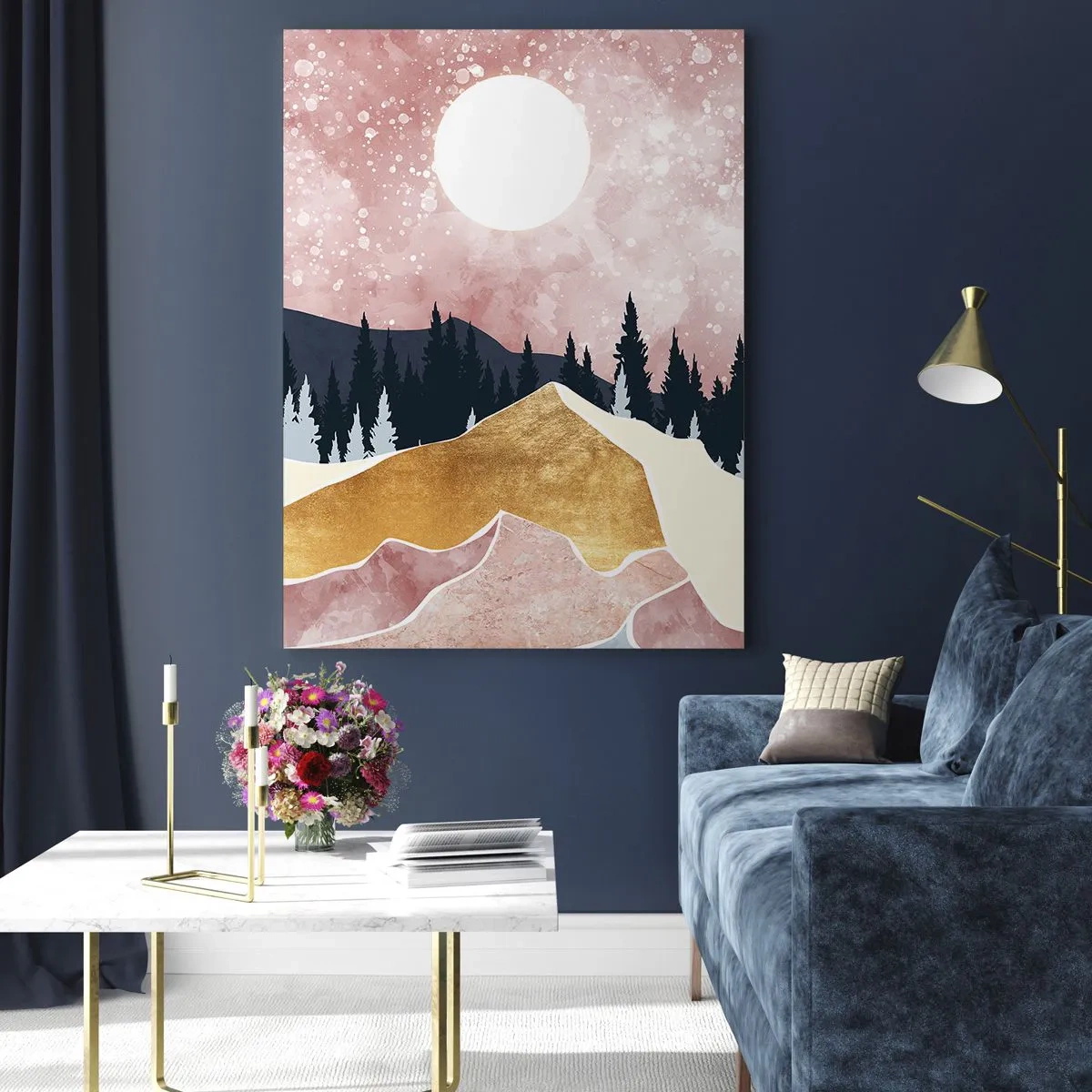 Obraz na skle - Noční hlídka - 50x70 cm
