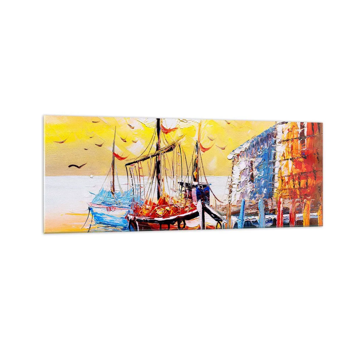 Obraz na skle - Šťastný návrat - 140x50 cm