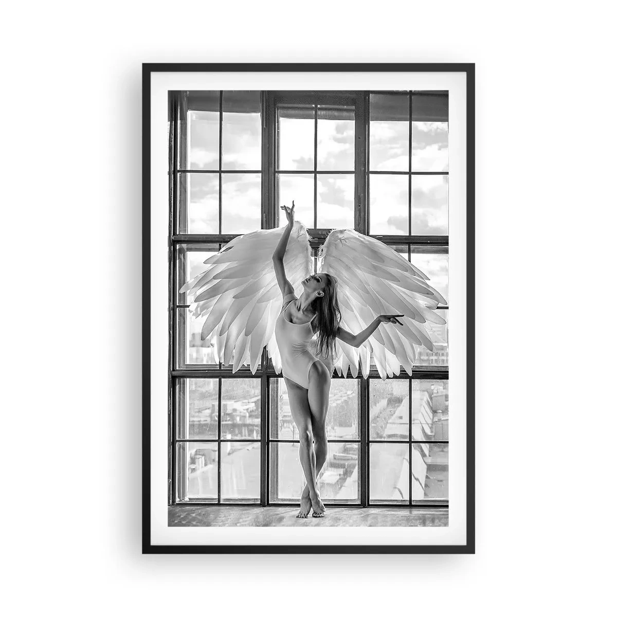 Plakát v černém rámu - Město andělů? - 61x91 cm