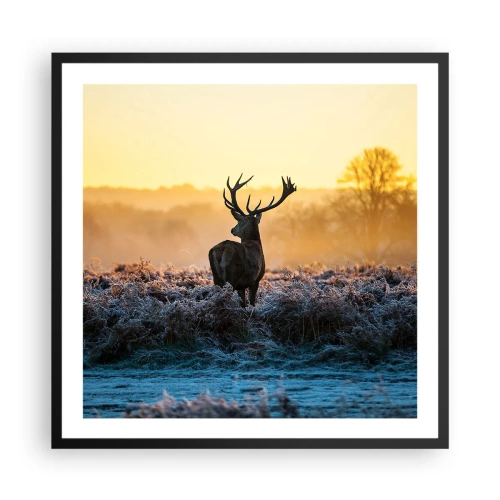 Plakát v černém rámu - Korunován na svém panství - 60x60 cm