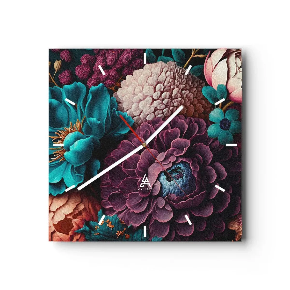 Nástěnné hodiny - Úroda přírody - 40x40 cm