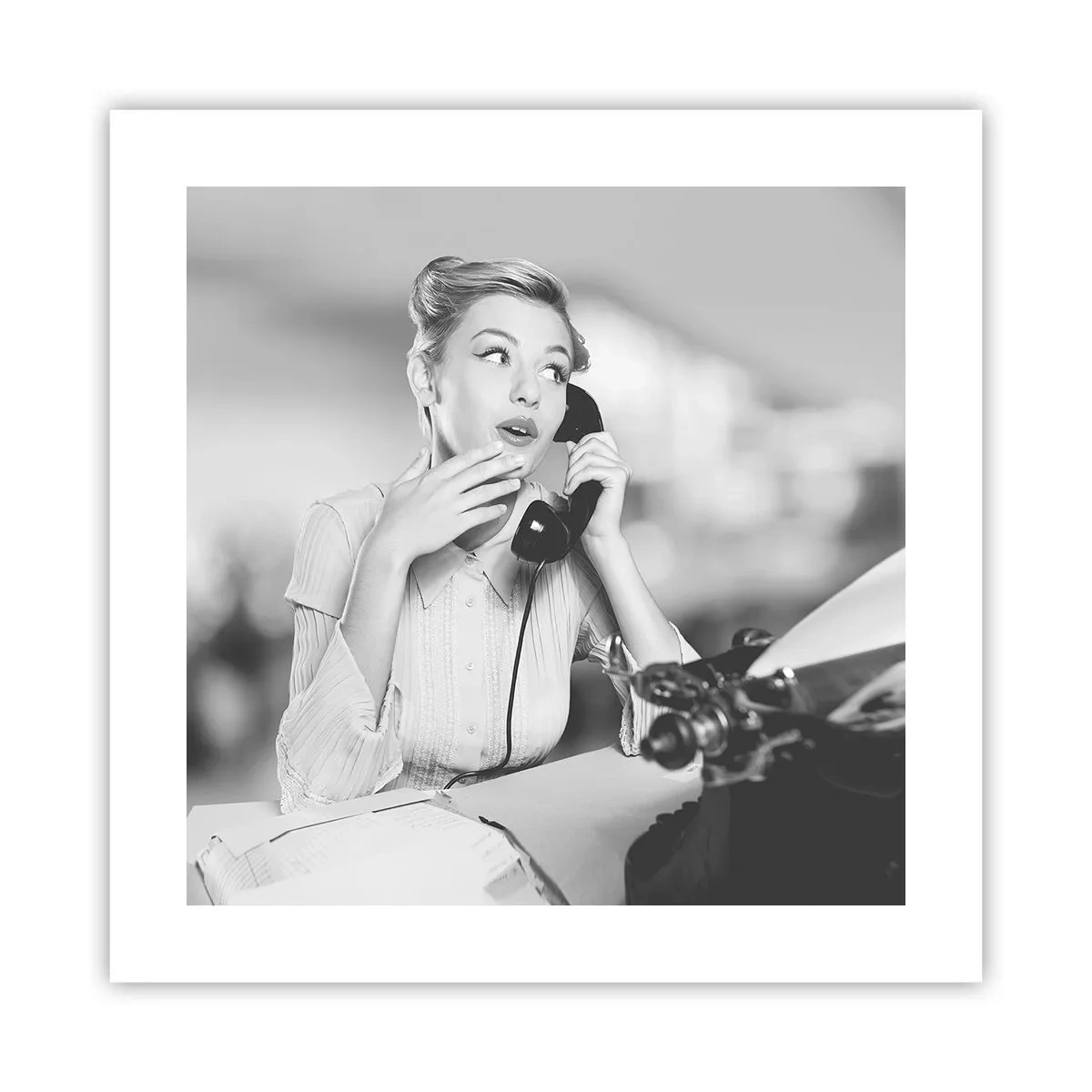 Plakát - Halo, tady jsou 50. léta. - 40x40 cm