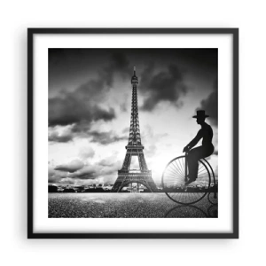 Plakát v černém rámu - Touha po Belle Epoque - 50x50 cm