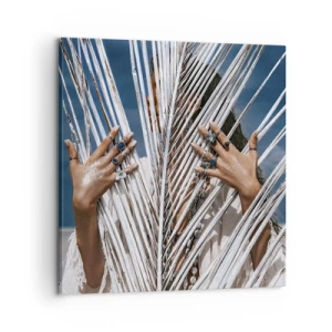 Obraz na plátně - Šamanová holka? - 60x60 cm