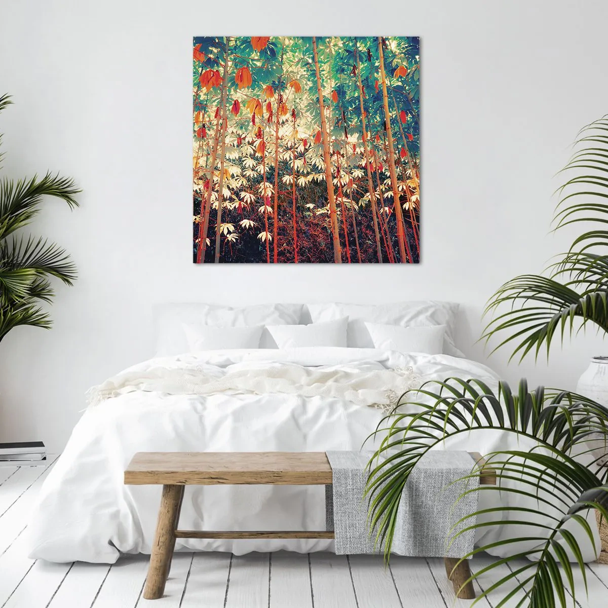 Obraz na plátně - Tajný život listů - 40x40 cm