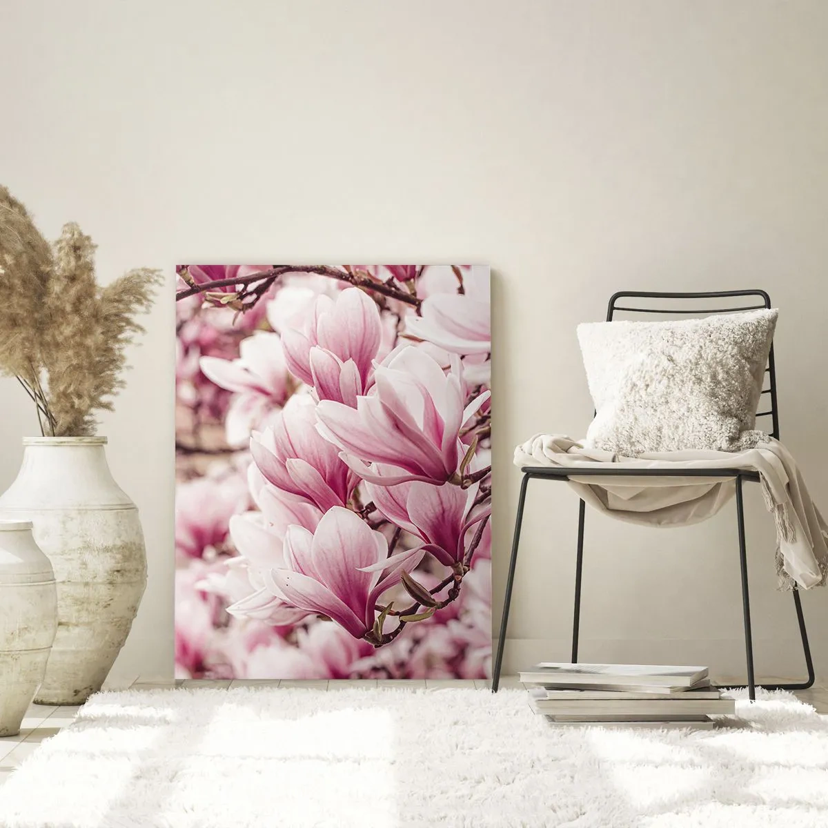 Obraz na skle - Jaro je růžové - 80x120 cm