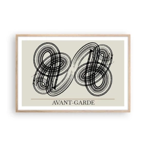 Plakát v rámu světlý dub - Vyšlo to spontánně - 91x61 cm