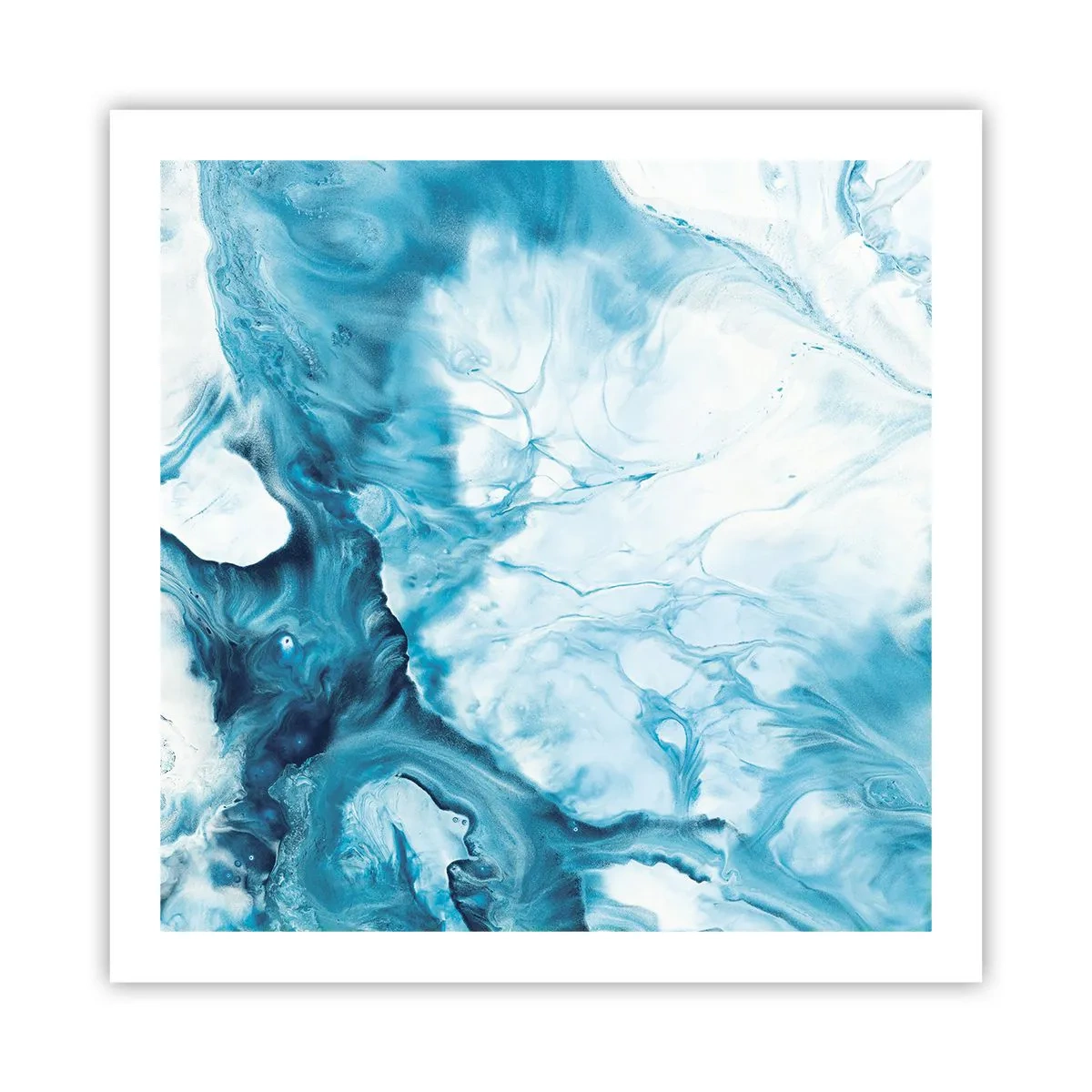 Plakát - Modrý koncert - 60x60 cm