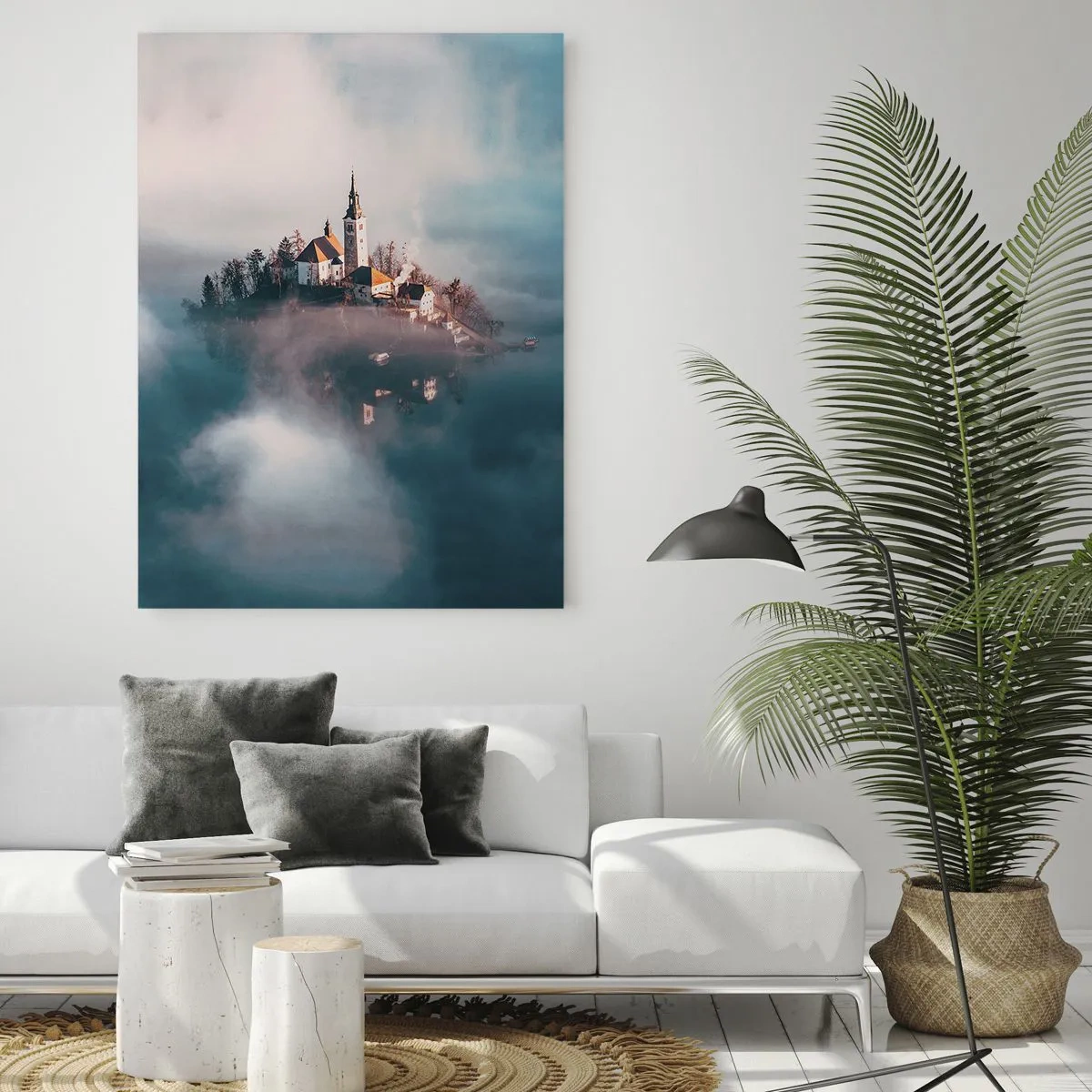 Obraz na skle - Ostrov snů - 50x70 cm