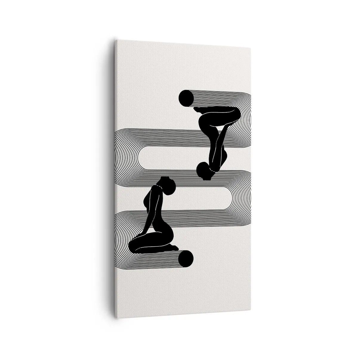 Obraz na plátně - Smyslná symetrie - 55x100 cm