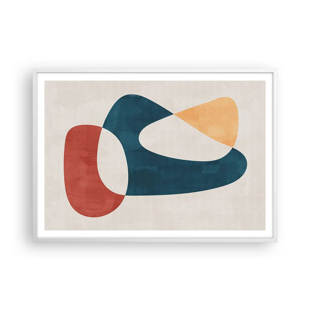 Plakát v bílém rámu - Vlivy a metamorfózy - 100x70 cm