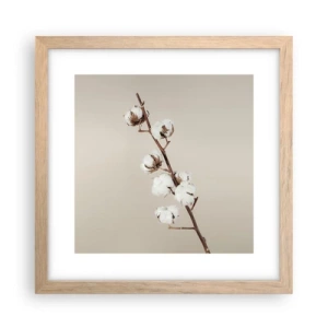Plakát v rámu světlý dub - U zdroje měkkosti - 30x30 cm