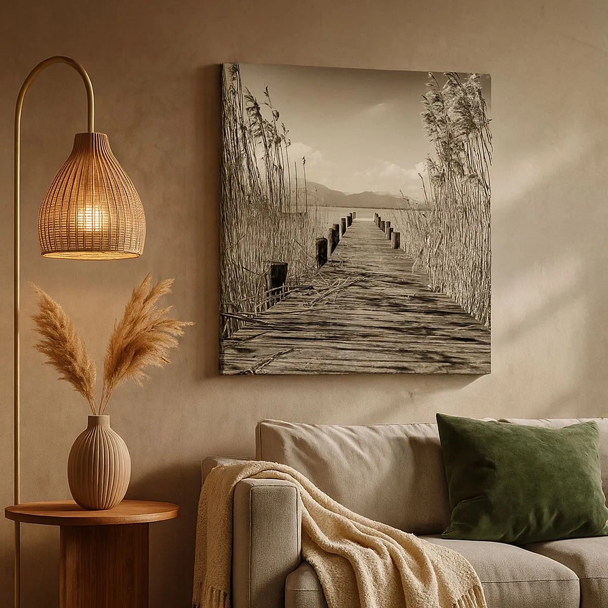 Obraz na plátně - V ústraní travin - 30x30 cm