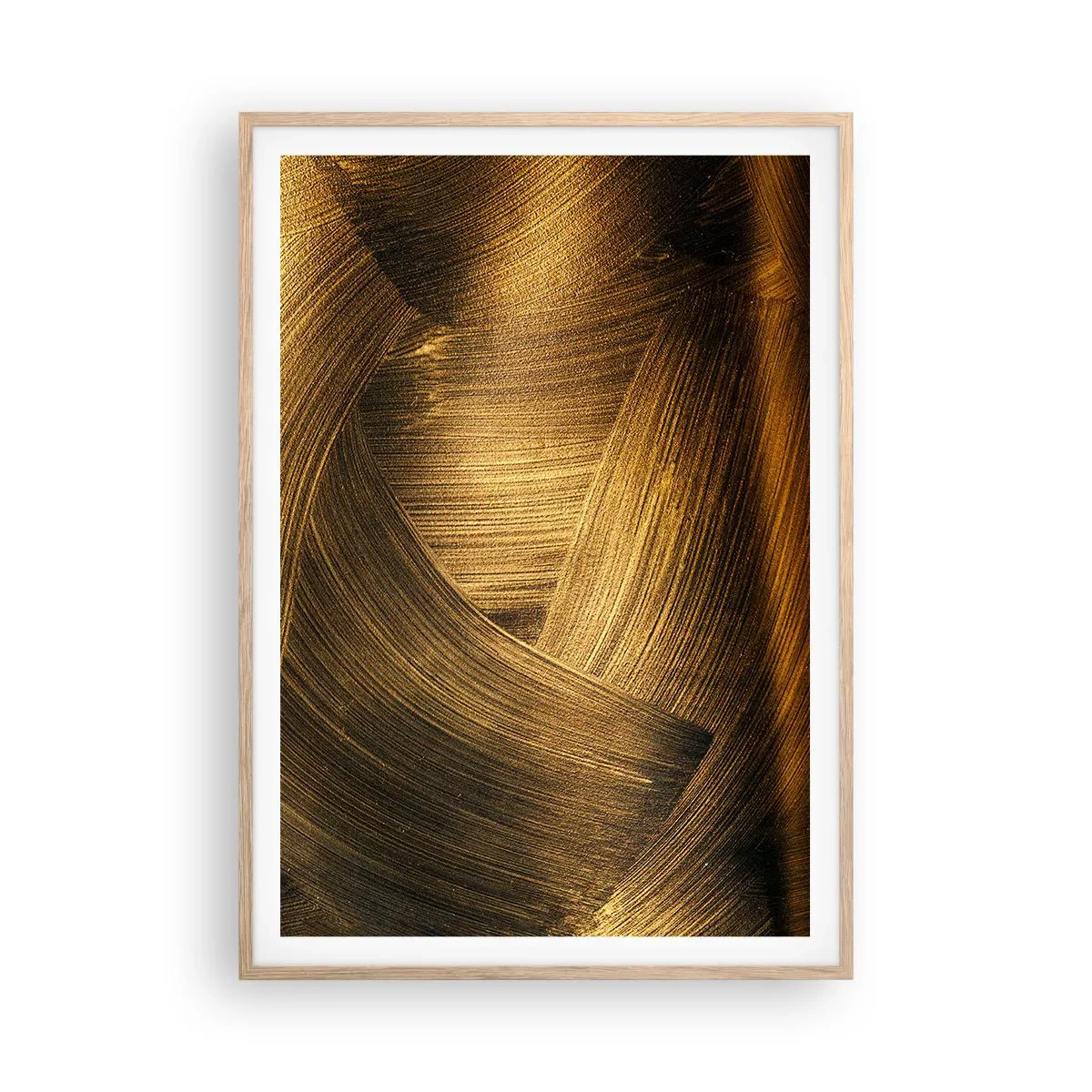 Plakát v rámu světlý dub - Ve zlatém labyrintu - 70x100 cm