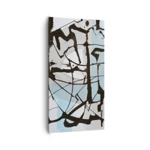 Obraz na plátně - Přesto modrá - 65x120 cm
