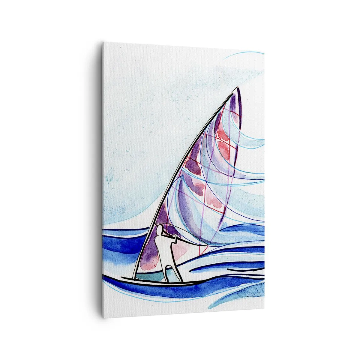 Obraz na plátně - S větrem v rytmu vln - 80x120 cm