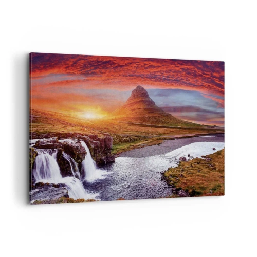 Obraz na plátně - Pohled na Středozem - 100x70 cm