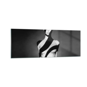 Obraz na skle - V záři i ve stínu - 140x50 cm