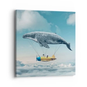 Obraz na plátně - Proč ne? - 40x40 cm