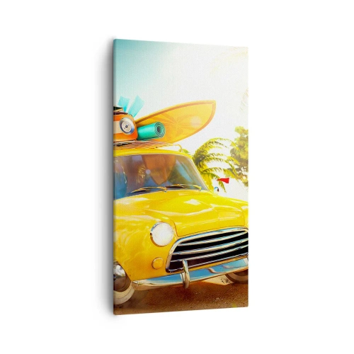 Obraz na plátně - Cesta pro více než jeden úsměv - 55x100 cm