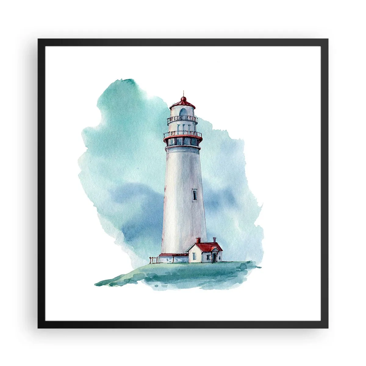 Plakát v černém rámu - Něžná sestra blankytu - 60x60 cm