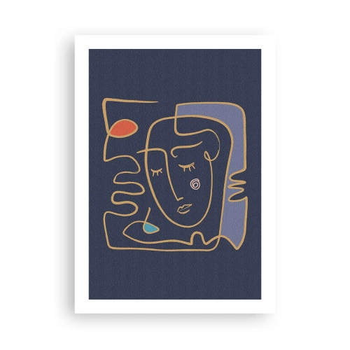 Plakát - V zádumčivosti - 50x70 cm