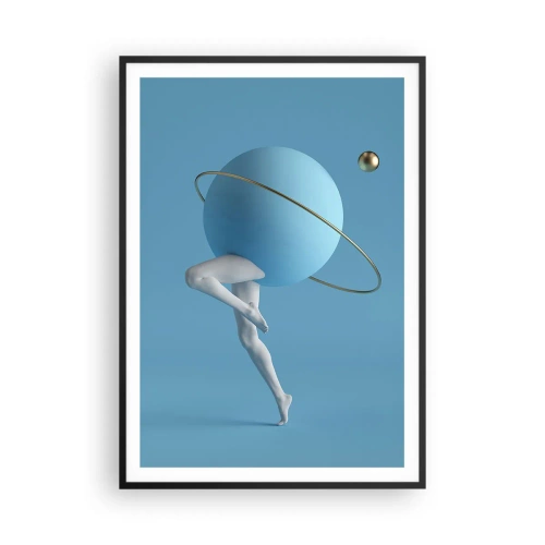 Plakát v černém rámu - Šílenství planet - 70x100 cm