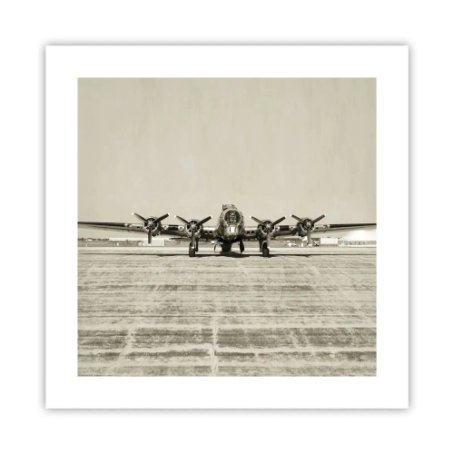 Plakát - Jako vždy připraven - 40x40 cm