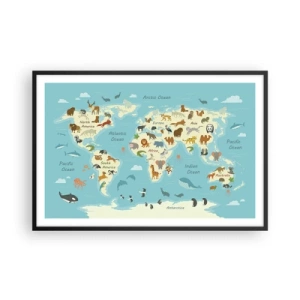 Plakát v černém rámu - Dobří sousedé - 91x61 cm