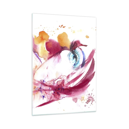 Obraz na skle - V blízkosti svět rozkvétá - 50x70 cm