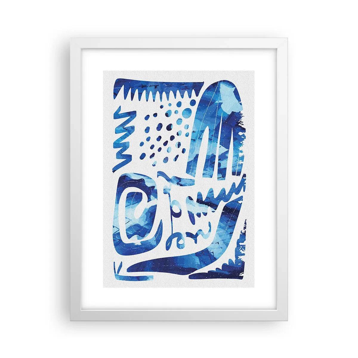 Plakát v bílém rámu - Zpět ke kořenům - 30x40 cm