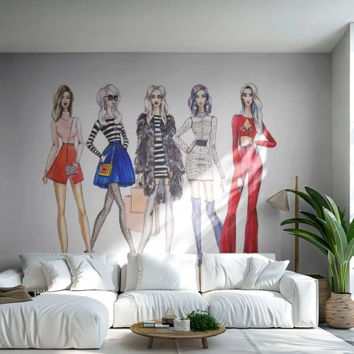 Fototapeta Premium Canvas - Every week Fashion Week - Žena, Móda, Modelka - 100x70 cm