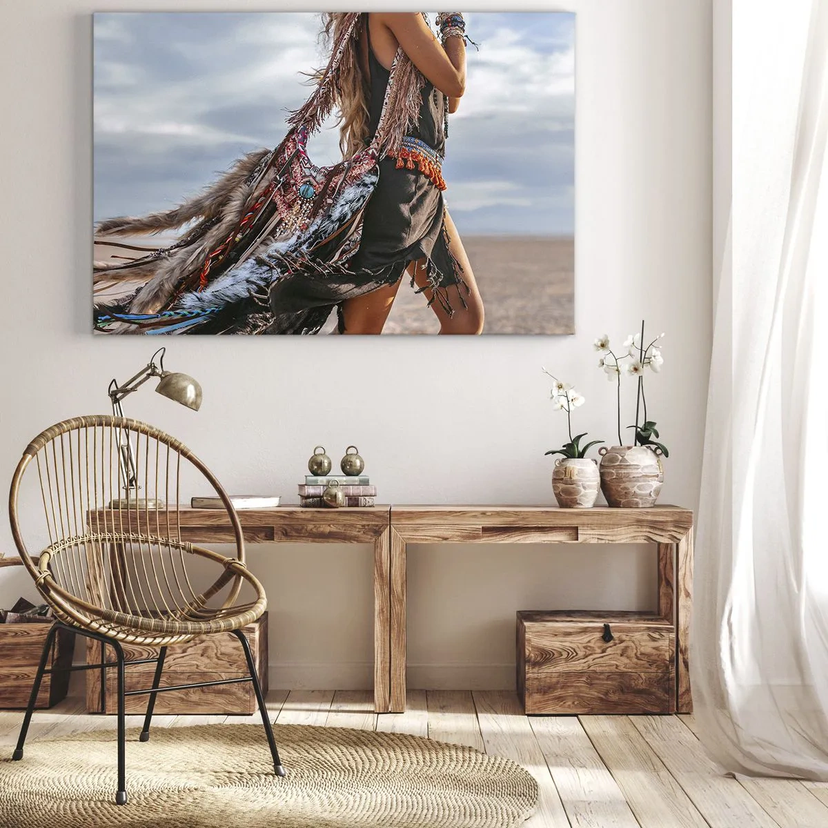 Obraz na plátně - Šamanovo děvče - 120x80 cm