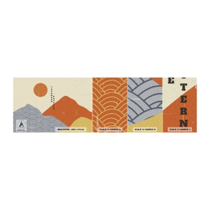 Vzor Fototapety Samolepicí Deluxe Sticker - V japonském duchu - asijský, japonský, Krajina - 100x30 cm