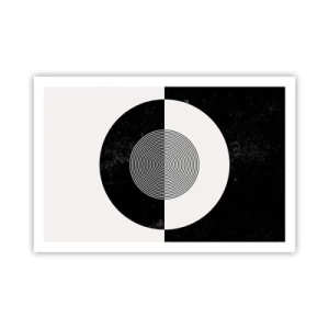 Plakát - Harmonie v černé a bílé - 91x61 cm