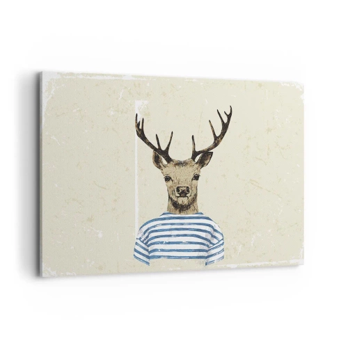 Obraz na plátně - Protože mám rád pruhované košile! - 120x80 cm