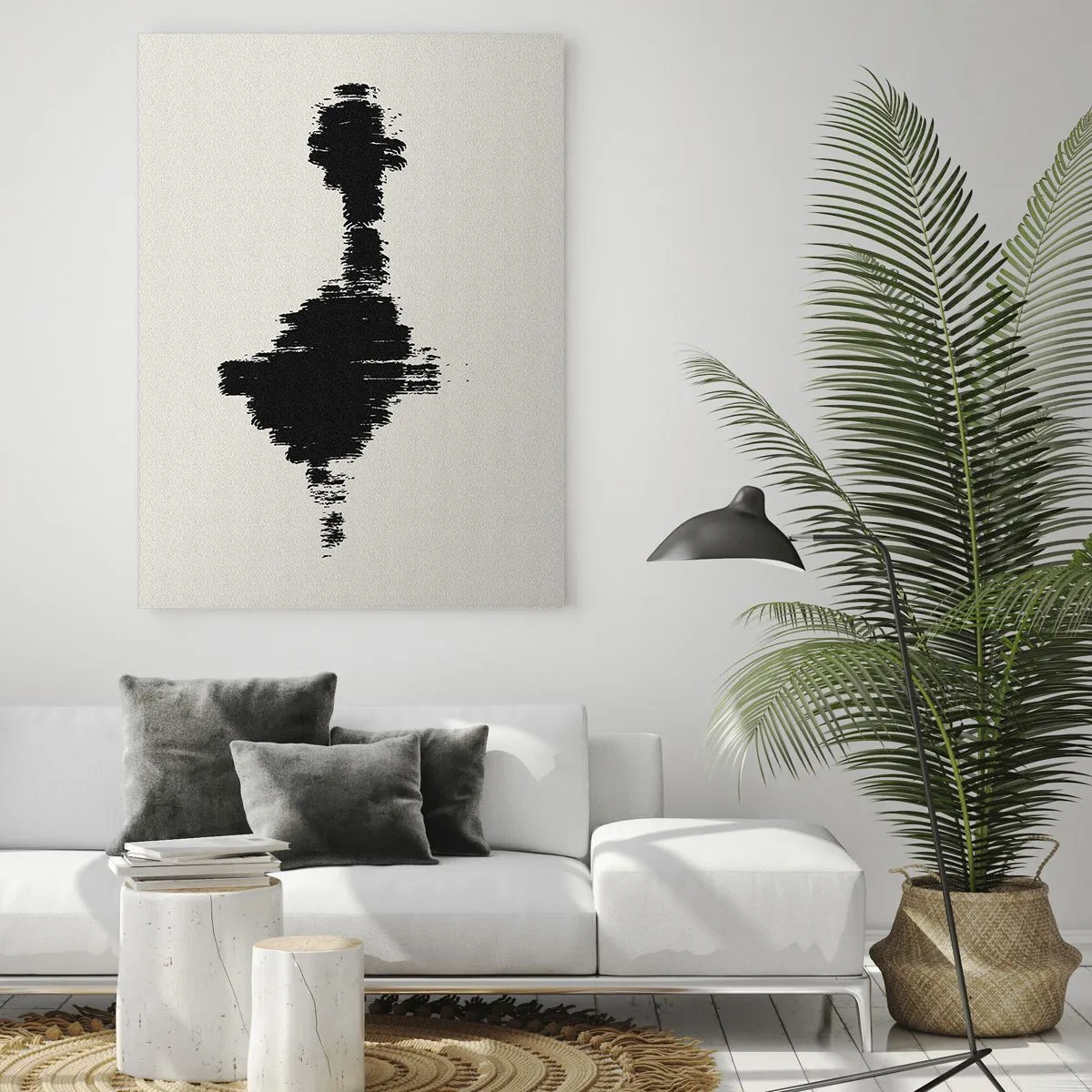 Obraz na skle - Vibrace představivosti - 50x70 cm