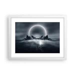 Plakát v bílém rámu - Finále příběhu - 40x30 cm