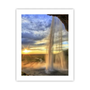 Plakát - Svět za závojem kapek - 40x50 cm