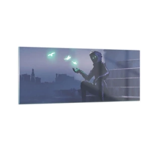 Obraz na skle - Život se vrátí - 100x40 cm