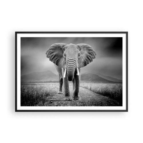Plakát v černém rámu - Hostitel vítá - 100x70 cm