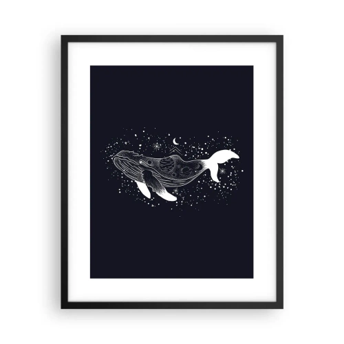 Plakát v černém rámu - V oceánu vesmíru - 40x50 cm