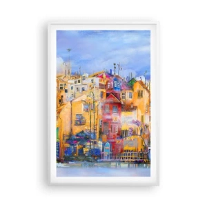 Plakát v bílém rámu - Jsme spolu - 61x91 cm