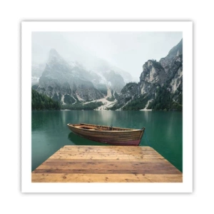 Plakát - „Hrdé skály vepředu“ - 60x60 cm